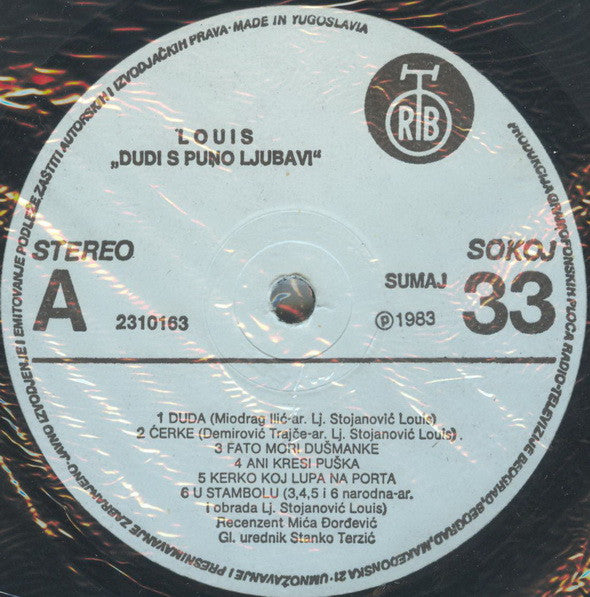 Ljubiša Stojanović - Louis : Dudi S Puno Ljubavi (LP, Album)