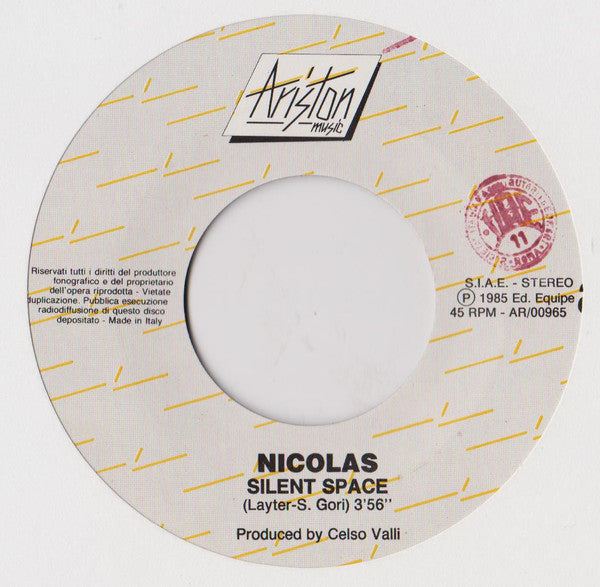 Nicolas (7) : Silent Space (7", Single)