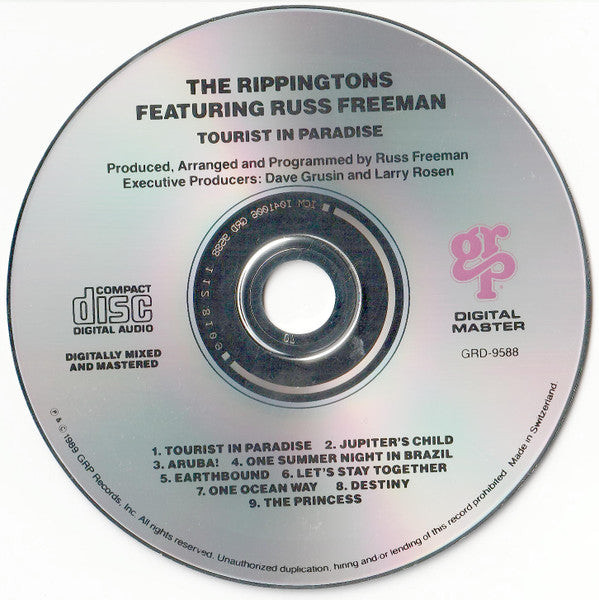 The Rippingtons Featuring Russ Freeman (2) : Tourist In Paradise (CD, Album)