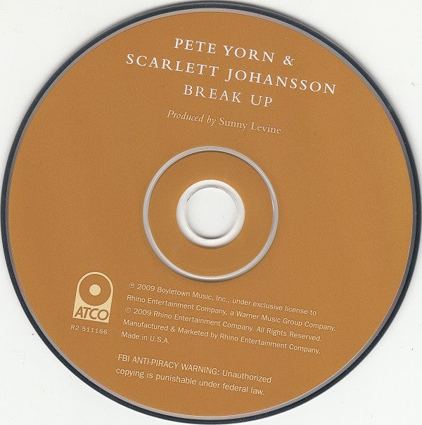 Pete Yorn & Scarlett Johansson : Break Up (CD, Album)