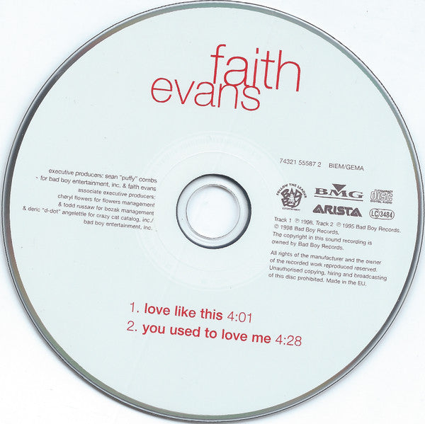 Faith Evans : Love Like This (CD, Single)