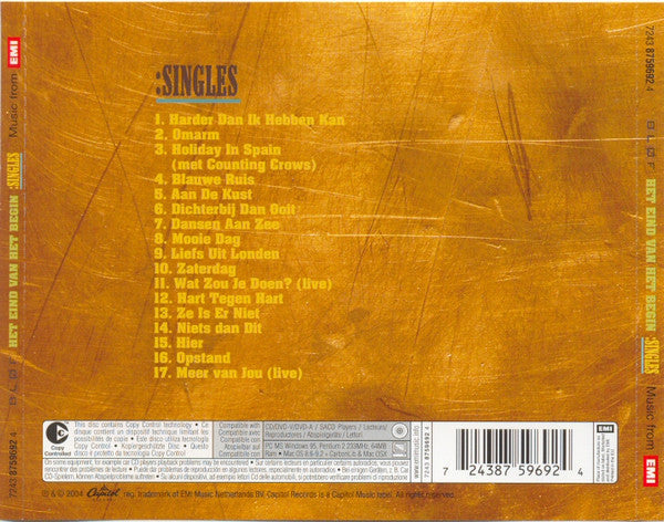 Bløf : Het Eind Van Het Begin: Singles (CD, Comp)