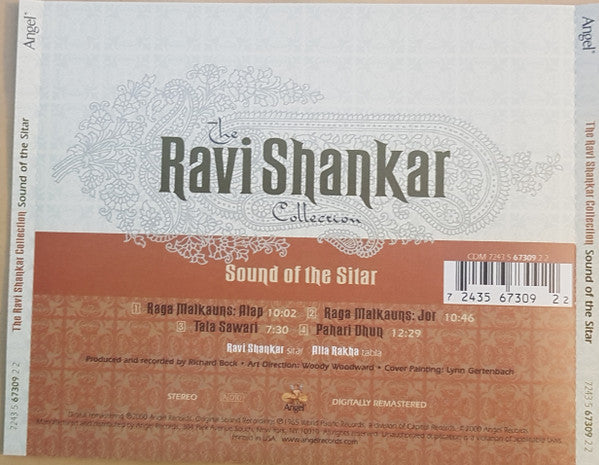 Ravi Shankar : Sound Of The Sitar (CD, Album, RE, RM)