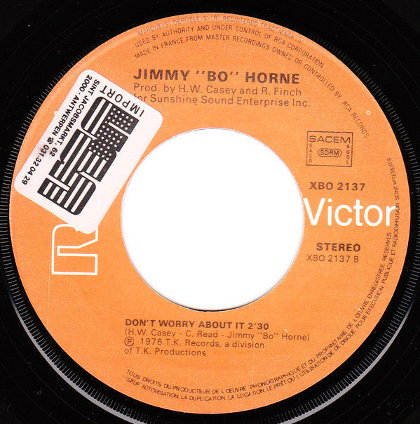 Jimmy "Bo" Horne : It's Your Sweet Love (7")