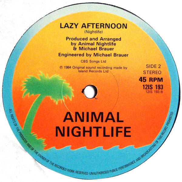 Animal Nightlife : Mr Solitaire (12")