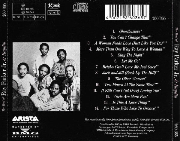 Ray Parker Jr. & Raydio : The Best Of Ray Parker Jr. & Raydio (CD, Comp)