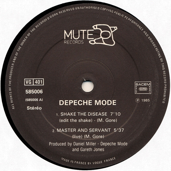 Depeche Mode : Shake The Disease (12", S/Edition)