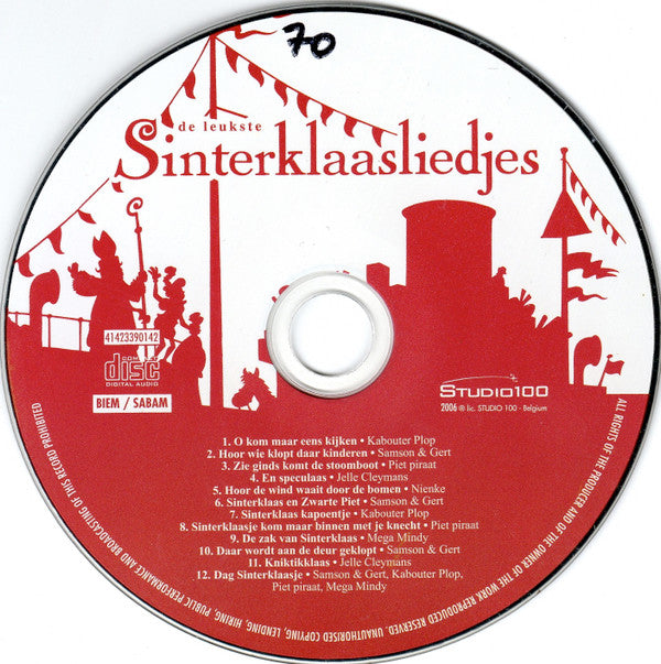 Various : De Leukste Sinterklaasliedjes (CD, Comp, RE)