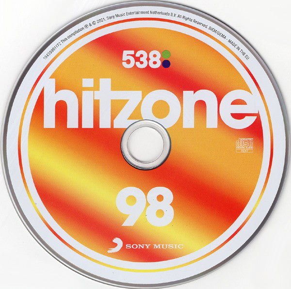 Various : 538 - Hitzone 98 (CD, Comp, Tex)