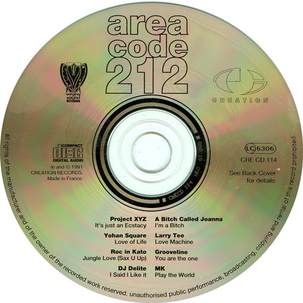 Various : Area Code 212 (CD, Comp)