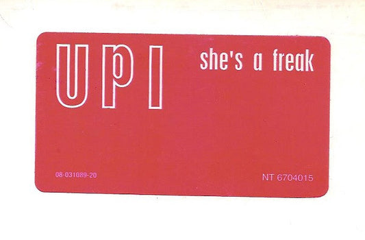 UPI : She's A Freak (12")