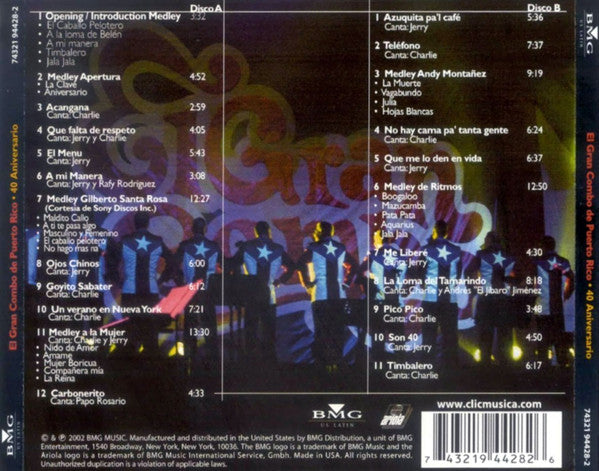 El Gran Combo : 40 Aniversario: En Vivo (2xCD, Album, RM)