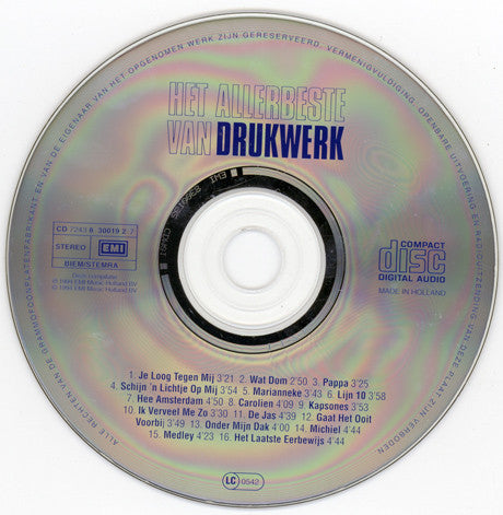 Drukwerk : Het Allerbeste Van Drukwerk (CD, Comp)
