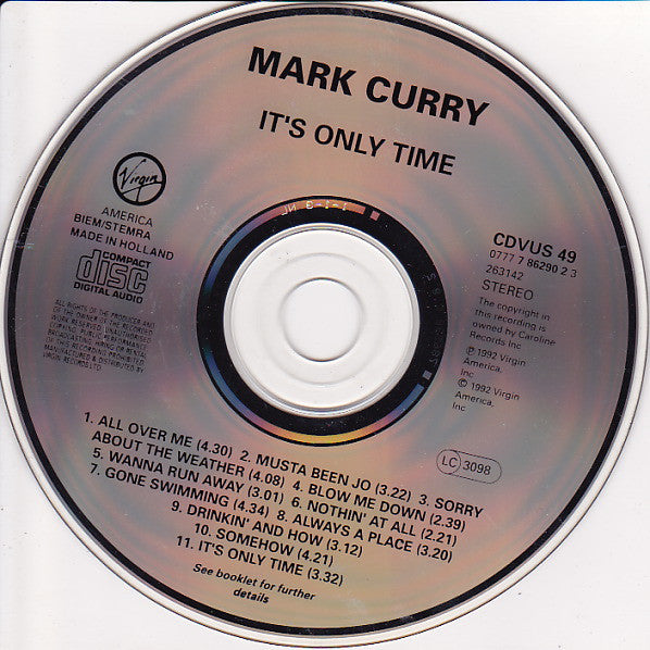 Mark Curry (2) : It's Only Time (CD, Album)