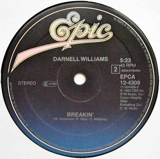 Darnell Williams : Better Man (12")