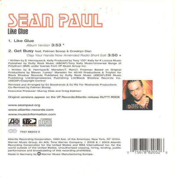 Sean Paul : Like Glue (CD, Single)