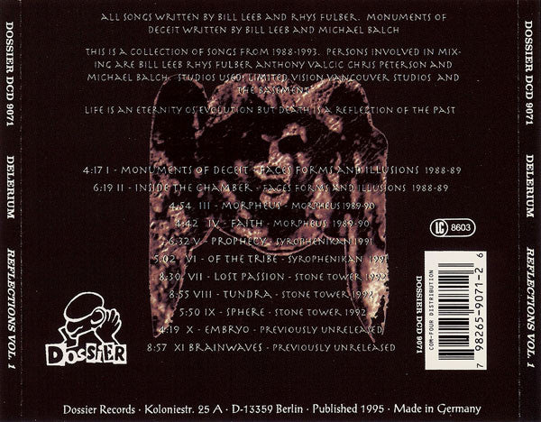 Delerium : Reflections I (CD, Comp)