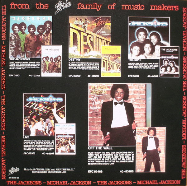 Michael Jackson : Thriller (LP, Album, RE, Gat)
