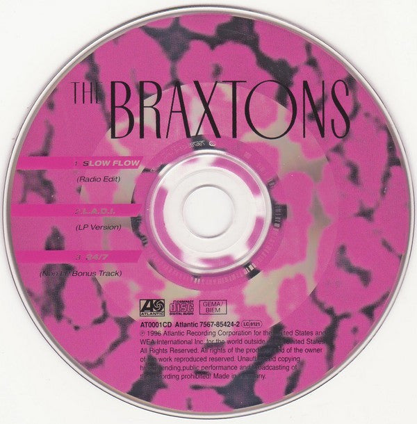 The Braxtons : Slow Flow (CD, Single)