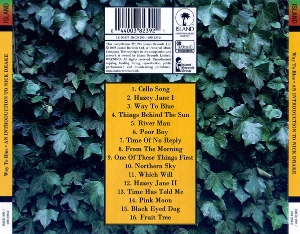 Nick Drake : Way To Blue - An Introduction To Nick Drake (CD, Comp, RM)