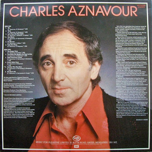 Charles Aznavour : Charles Aznavour (LP, Comp)