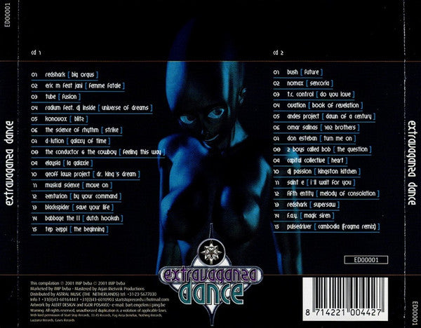 Various : Extravaganza Dance Volume 1 (2xCD, Comp, Mixed)