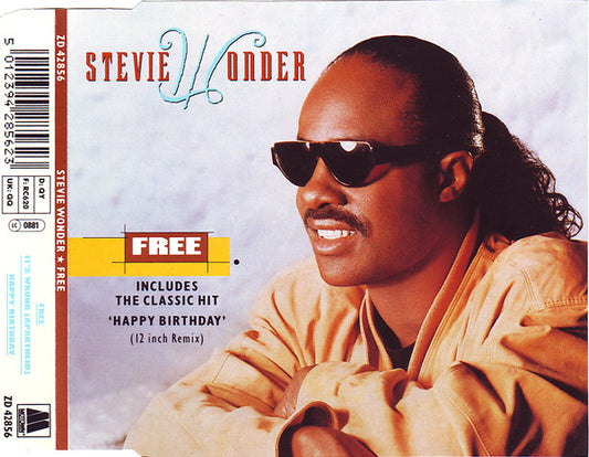 Stevie Wonder : Free (CD, Single)