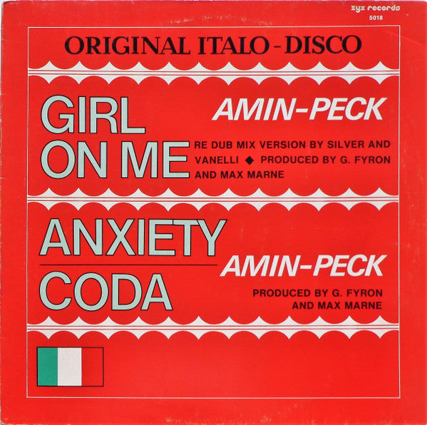 Amin-Peck : Girl On Me (12")
