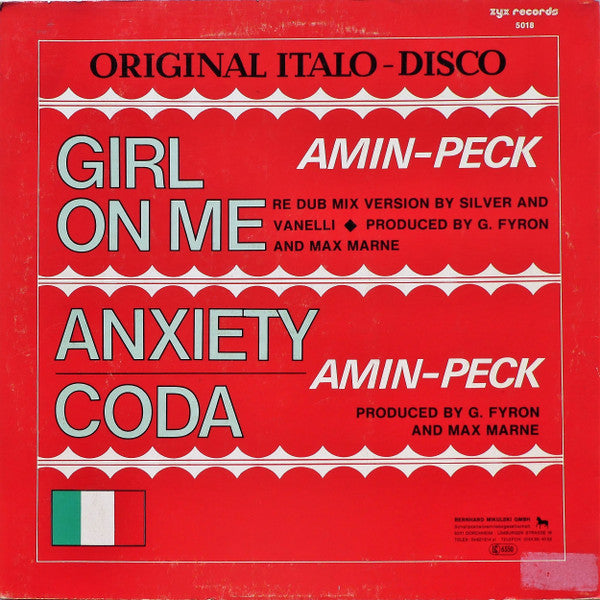 Amin-Peck : Girl On Me (12")