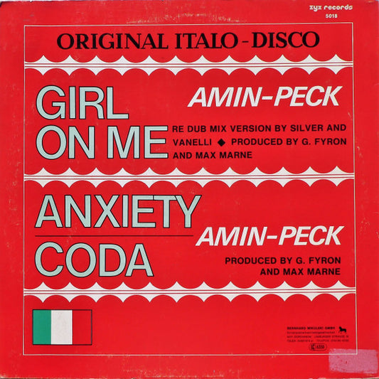 Amin-Peck : Girl On Me (12")