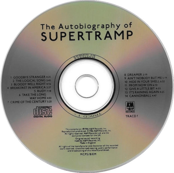 Supertramp : The Autobiography Of Supertramp (CD, Comp)