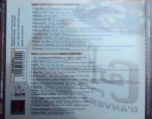 Various : Cafe D'Anvers (10 Years) - Current & Past Tunes (2xCD, Comp, Mixed, Jew)