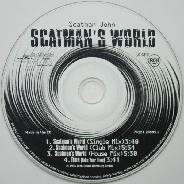 Scatman John : Scatman's World (CD, Maxi, Abl)