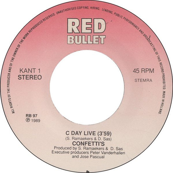 Confetti's : C●Day (7", Single)