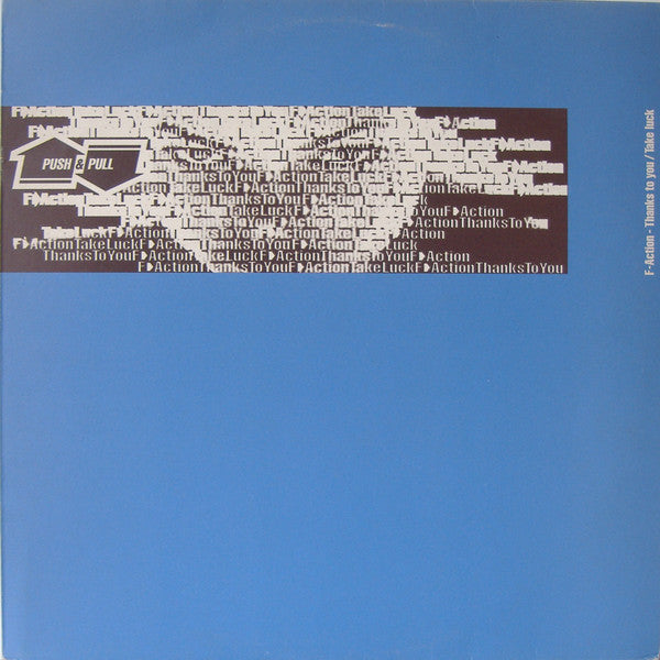 F-Action : Thanks To You (12")