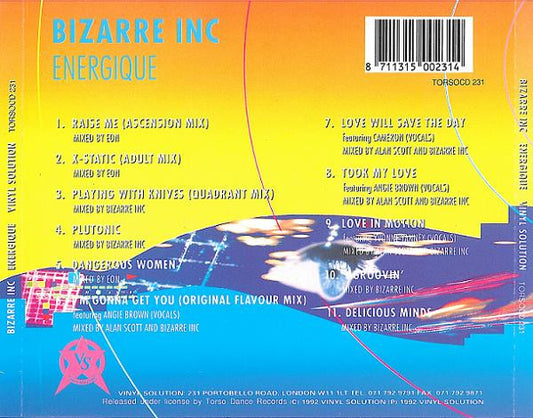 Bizarre Inc : Energique (CD, Album)