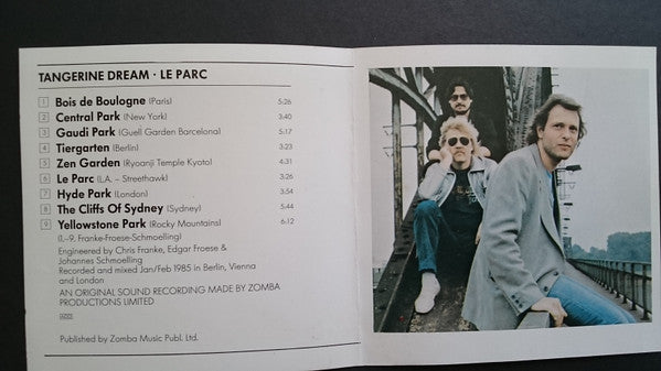 Tangerine Dream : Le Parc (CD, Album, RE)