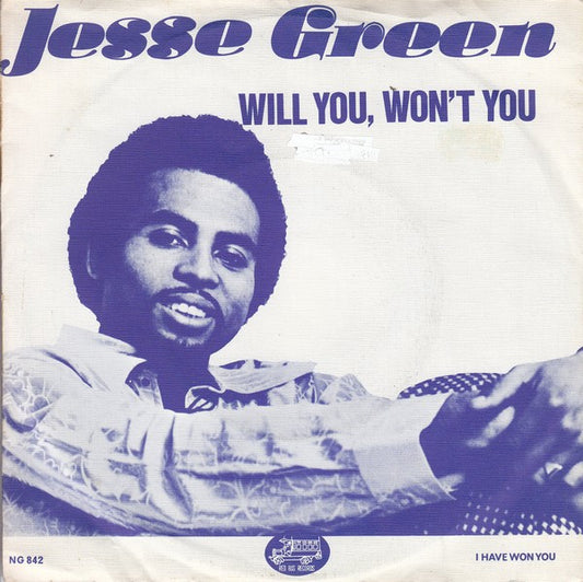 Jesse Green : Will You, Won't You / I Have Won You (7", Single)