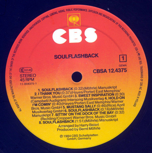 Soulflashback : Soulflashback (12")
