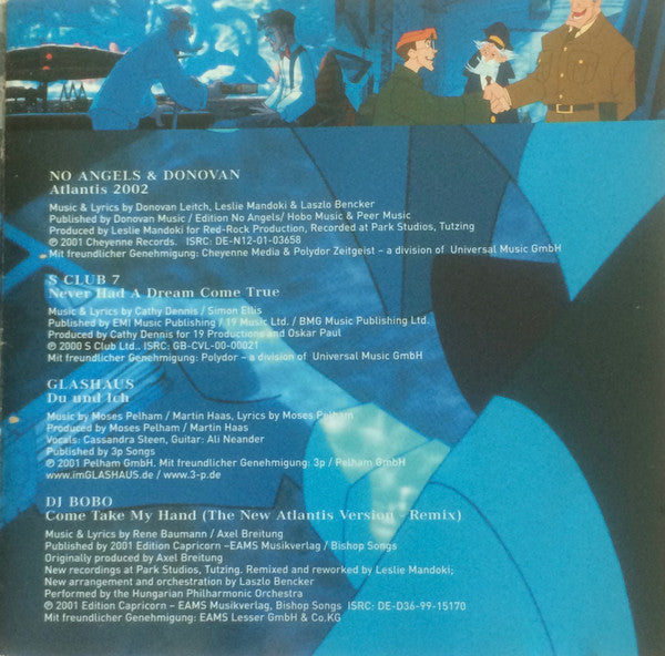 Various : Stars Inspired By Disney's Atlantis: Das Geheimnis Der Verlorenen Stadt (CD, Comp)