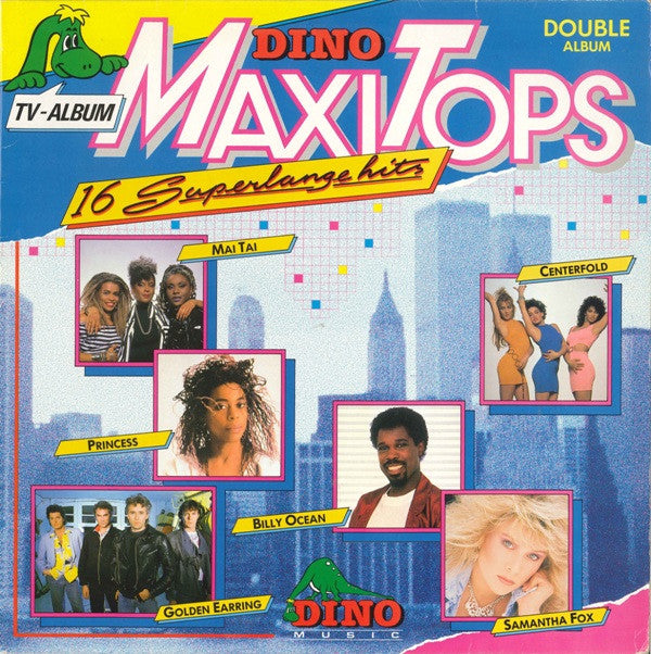 Various : 16 Dino Maxi Tops (2xLP, Comp, Gat)