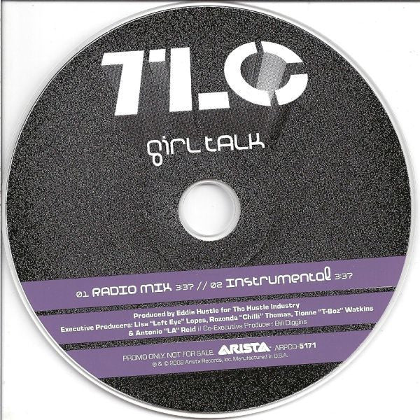 TLC : Girl Talk (CD, Single, Promo)