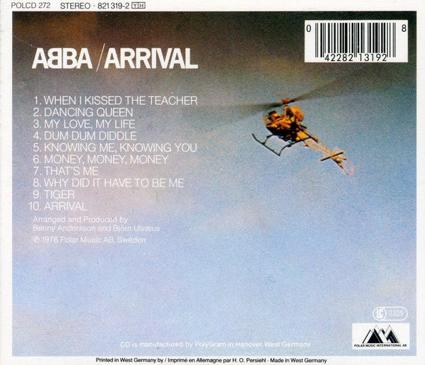 ABBA : Arrival (CD, Album, RE, PDO)