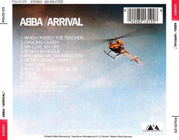 ABBA : Arrival (CD, Album, RE, PDO)