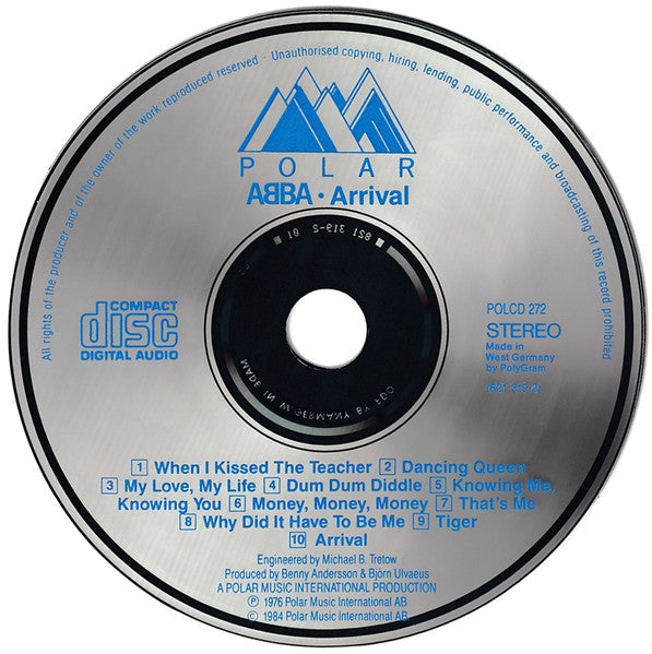 ABBA : Arrival (CD, Album, RE, PDO)