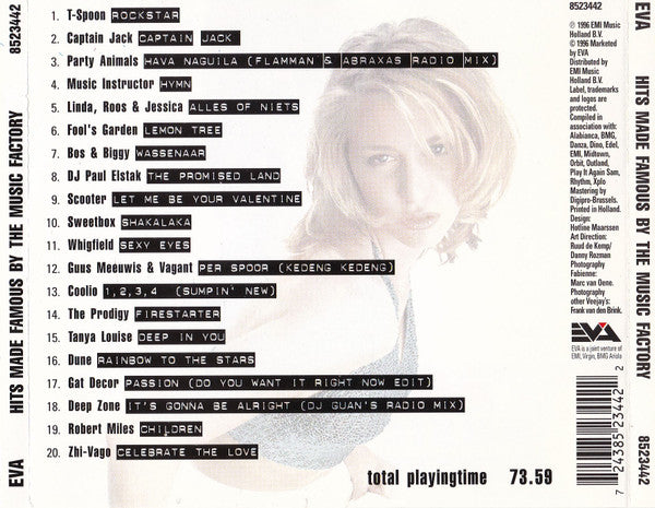 Various : Hits Made Famous By The Music Factory (CD, Comp)