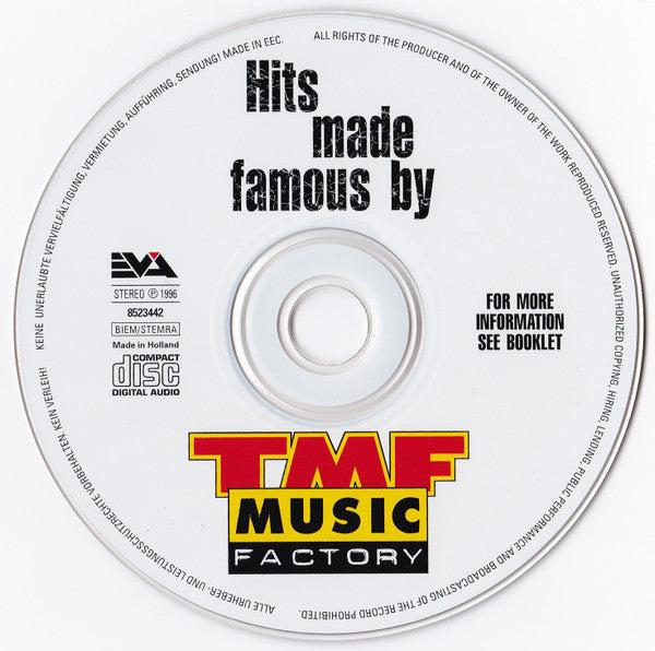 Various : Hits Made Famous By The Music Factory (CD, Comp)