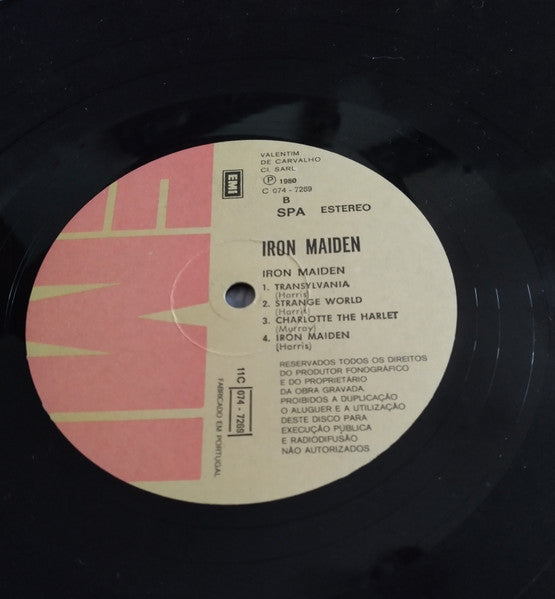 Iron Maiden : Iron Maiden (LP, Album, RE)