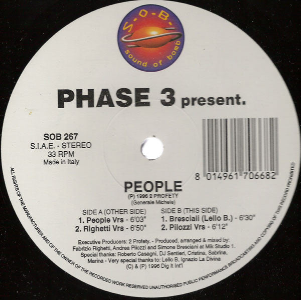 Phase 3 : People (12")