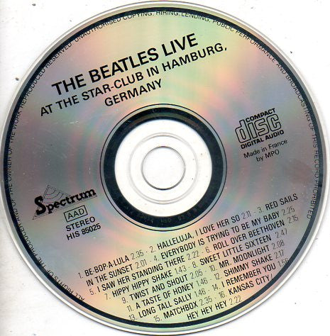 The Beatles : Live At The Star-Club In Hamburg, Germany (CD)